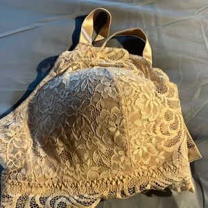 Bali XL nude lace bra